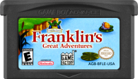 Franklin's Great Adventures GameBoy Advance  box art